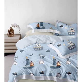 Bộ ga giường tencel 4 món đủ kích thước bộ drap giường bọc chun nhiều mẫu - Ga giường KaiBe Drap