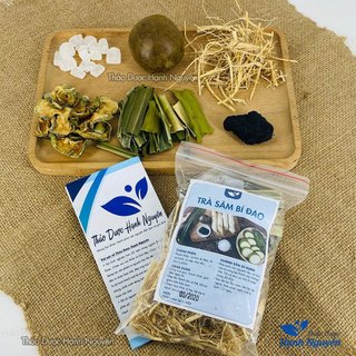 Trà sâm bí đao 10 set mix sẵn, kèm hạt chia giúp giải nhiệt mùa hè, thanh lọc cơ thể