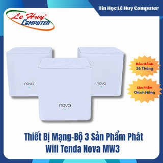 [Mã 99ELHA giảm 7% đơn 300K] Thiết Bị Mạng-Bộ 3 Sản Phẩm Phát Wifi Tenda Nova MW3 Chính Thức