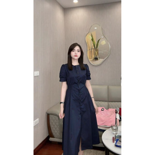 VÁY CHUN EO CÚC TRƯỚC TAY BỒNG