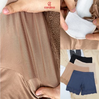 Set 2 quần lót CARDINA quần bảo hộ dáng đùi ống ren kháng khuẩn freesize tới 65kg thoáng mát giao màu ngẫu nhiên 3QLF05