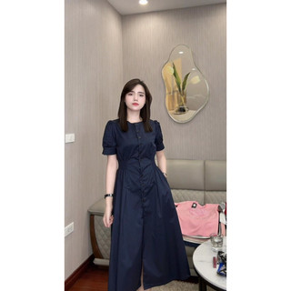 VÁY CHUN EO CÚC TRƯỚC TAY BỒNG