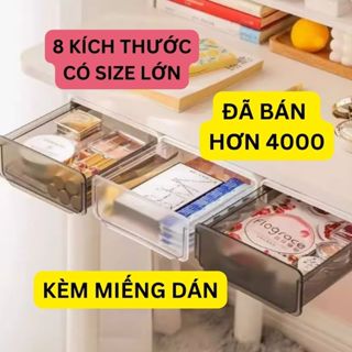 Ngăn kéo đa năng dán dưới mặt bàn hoặc tủ bếp