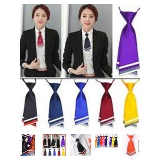 Cà vạt nữ caravat nữ công sở nơ đeo cổ nữ- woman tie (nhiều màu)