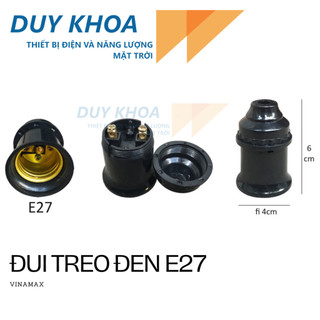 Đui Đèn E27 Đui Treo và Đui Đúc Kín Nước Có Dây 12cm Vinamax