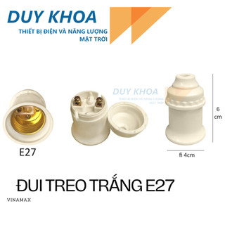 Đui Đèn E27 Đui Treo và Đui Đúc Kín Nước Có Dây 12cm Vinamax
