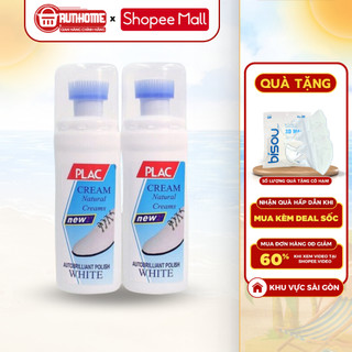 Chai tẩy trắng giày dép runhome kèm đầu cọ, tẩy trắng giày dép túi xách tẩy vết ổ vàng lâu năm