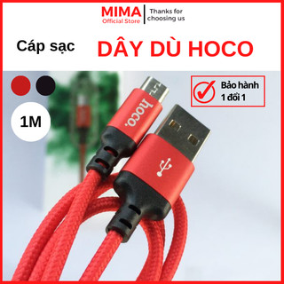 Cáp sạc nhanh dòng điện 2.4A chui Micicro USB/Type C/Chui táo sạc táo, xiaomi,samsung android dây dù chống đứt chống rối