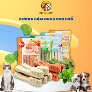 Xương Gặm Orgo Cho Chó Xương Cho Chó Nhiều Hương Vị Bổ Sung Canxi Sạch Răng Thơm Miệng