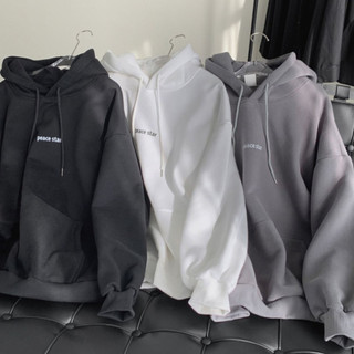 Áo STUDIO 💖 MẪU MỚI 💖 Khoác Hoodie nỉ bông dáng rộng dưới 75kg in hình nam nữ cặp đôi mặc được .Áo chống nắng PEACE M00