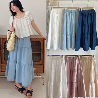 CHÂN VÂY TẦNG DÁNG MIDI 352