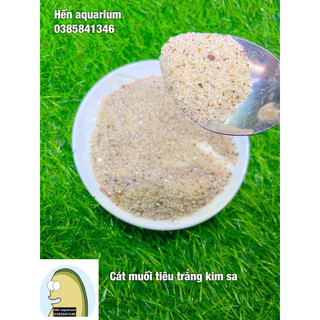 Cát muối tiêu trắng kim sa trang trí bể cá cảnh thuỷ sinh siêu đẹp