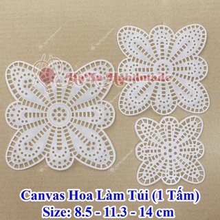 Canvas hoa làm túi