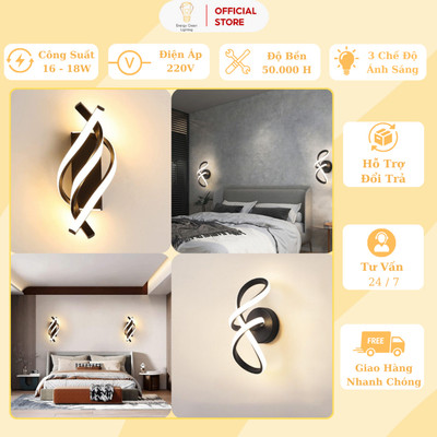 Đèn Tường Energy Green Lighting DT-JLW-G200, DT-JLW-8N - Decor Trang Trí Phòng Khách / Phòng Ngủ - Bảo Hành 2 Năm