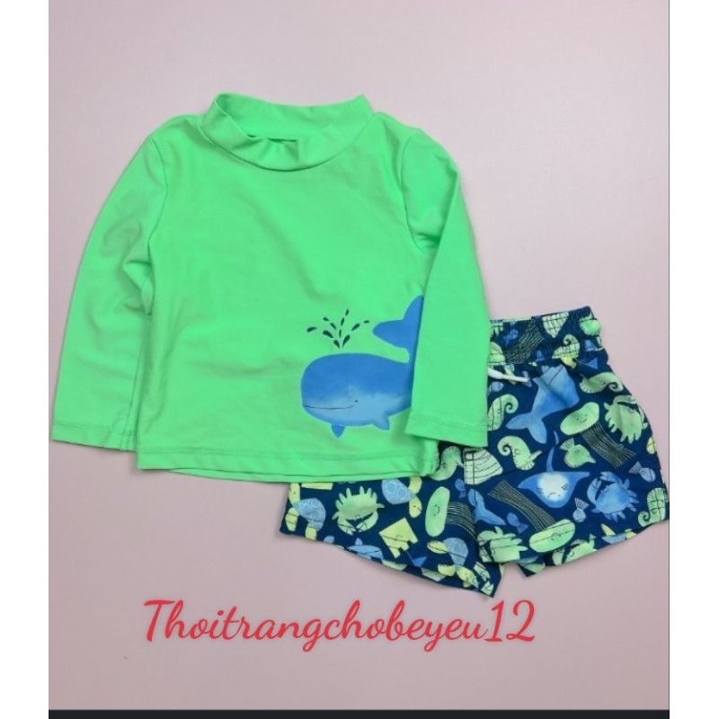 [5-25kg]Bộ bơi Carter BT tay dài (9M-5Y)