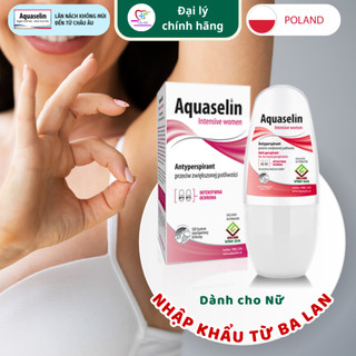 Lăn nách Nữ mạnh Aquaselin Intensive Women, giảm mồ hôi, khử mùi đến 72h, không thâm nách, không mùi đến từ BA LAN