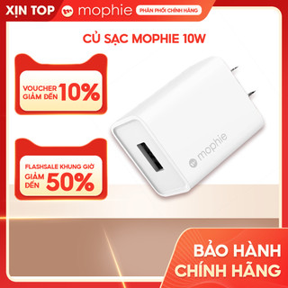 Sạc mophie 10w usb-a sạc nhanh cho iphone/ipad