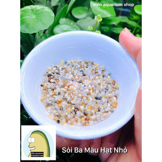 Sỏi 3 màu trang trí bể cá cành thuỷ sinh