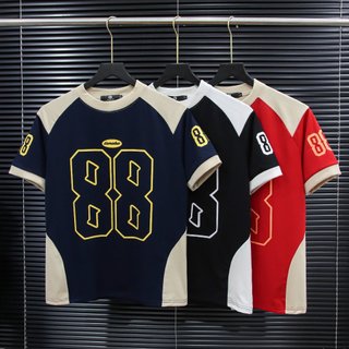 Áo thun phối Thể thao số 88 Áo phông Bóng Đá form rộng Unisex Local Brand.