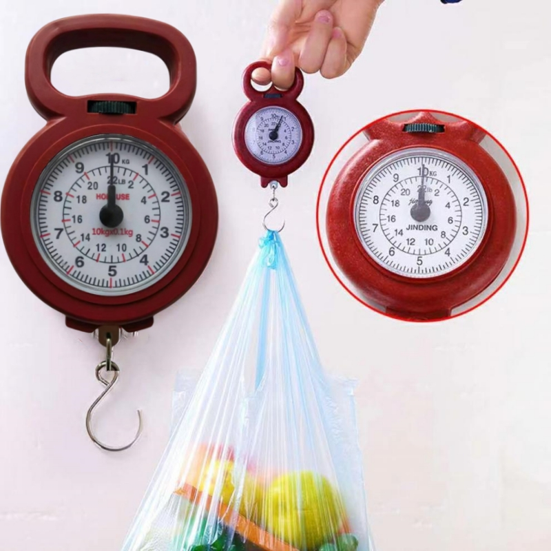 Cân Lò Xo Cân mini Cầm Tay Đa Năng Gia Dụng 10Kg, Cân Hàng Hóa Xách Tay -DREAM