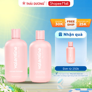 Dầu gội / Dầu xả Valentine Gạo Lứt 100ml/ 500ml sạch gàu , suôn mượt  , dưỡng tóc _Sao Thái Dương