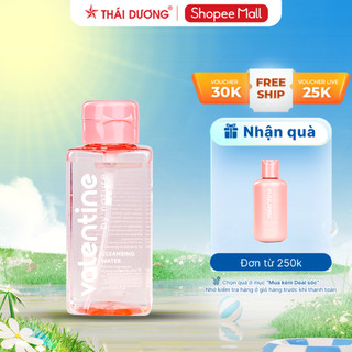 Cleansing water_Nước tẩy trang gạo lứt Valentine làm sạch , dịu nhẹ da 150ml/500ml_Sao Thái Dương
