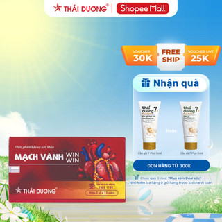 TPBVSK Mạch Vành Win Win ổn định huyết áp, cải thiện tuần hoàn máu_30 viên/lọ 90 viên_Sao Thái Dương