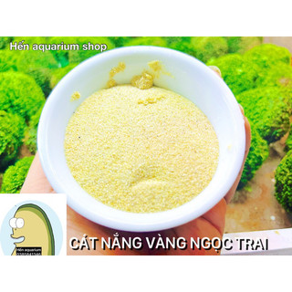 Cát nắng vàng ngọc trai siêu sạch , cát trang trí bể cá cảnh thuỷ sinh