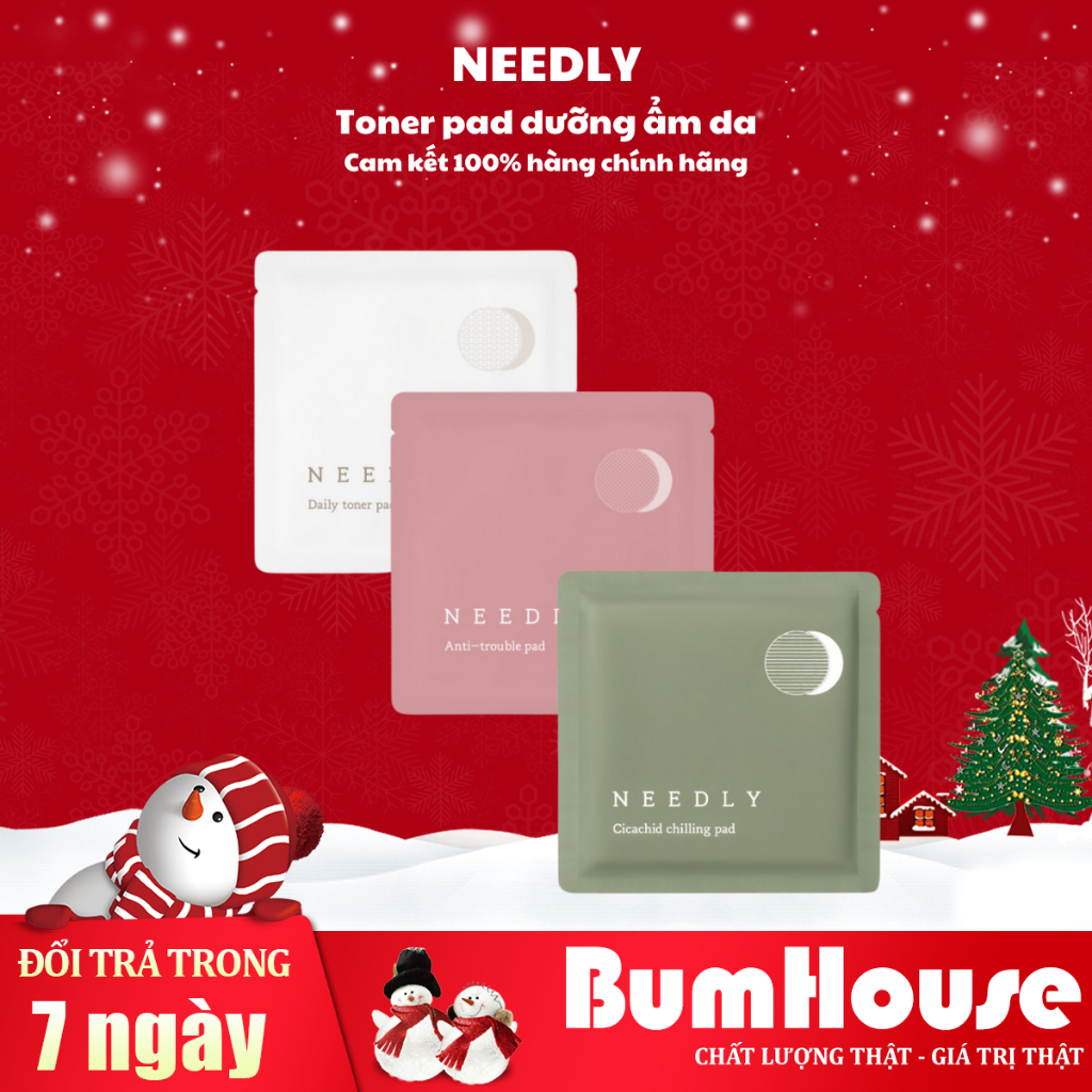 Gói toner pad Needly DAILY TONER PAD/ANTI-TROUBLE PAD/CICACHID CHILLING PAD 1 miếng