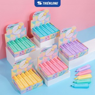 Combo 5/10/20 bút dạ quang màu pastel thiên long flexoffice pazto fo-hl009/vn - không để lại vết khi photocopy