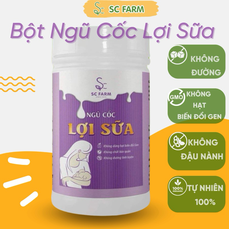 Ngũ cốc lợi sữa dinh dưỡng 26 loại hạt 500g-1000g SC Farm, sữa hạt gọi sữa về nhiều,sữa đặc hơn, bé 
