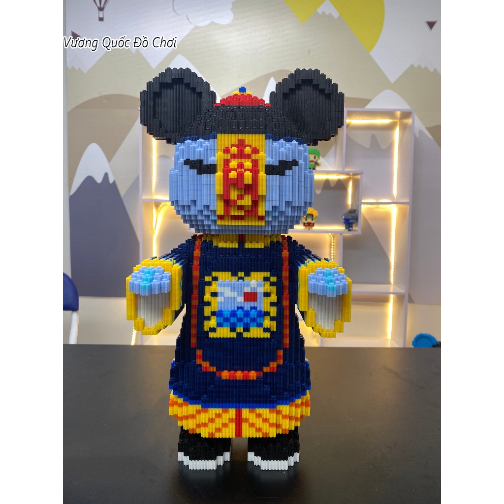 Mô hình lắp ráp đồ chơi ghép lego cương thi(TẶNG BÚA) cỡ lớn 45cm xếp hình Đồ chơi mô hình bearbrick
