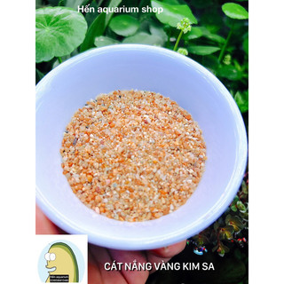 Cát nắng vàng kim sa trang trí bể cá cảnh thuỷ sinh