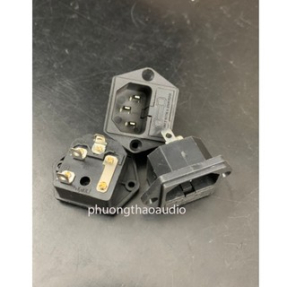 Socket nguồn ac 10a 250v, socket cắm nguồn ac