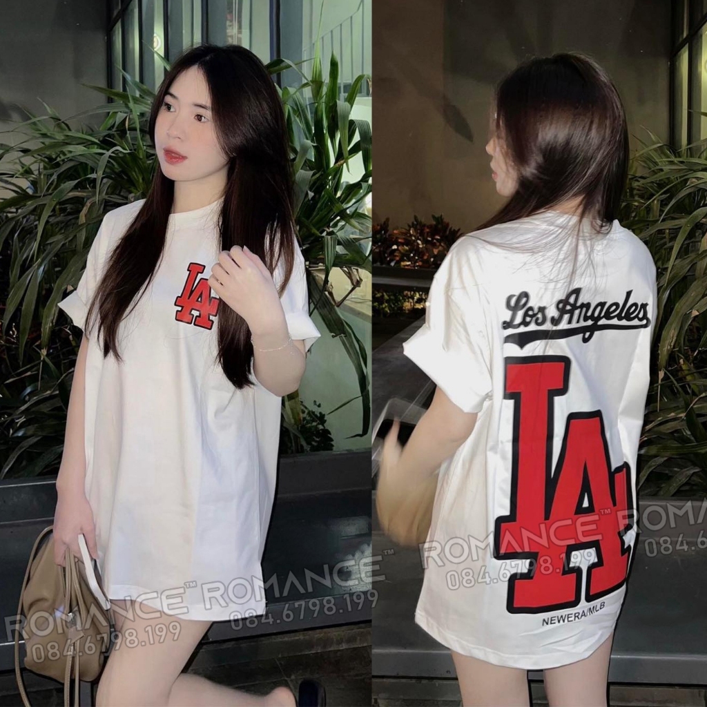 Áo Thun Mlb La Nam Nữ Romance Studio Cổ Tròn Tay Lỡ Unisex Chất Liệu Vải Cao Cấp Cực Đẹp Thoáng Mát Full Tag Mác