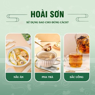 Hoài sơn 100g, củ mài khô, thái lát, không tẩy trắng, dùng hầm canh, nấu cháo, tiềm gà, tốt cho tiêu hóa
