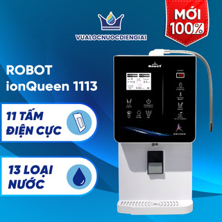 Máy lọc nước điện giải nóng thông minh lạnh robot ionqueen 1113 - hàng chính hãng