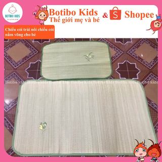 Chiếu cói trải nôi,chiếu cói nằm võng cho bé sơ sinh BOTIBO KIDS