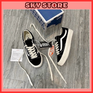Giày sneaker 𝐕𝐀𝐍𝐒 Vault đen, giày van đen thể thao nam nữ giá rẻ [full box bill]