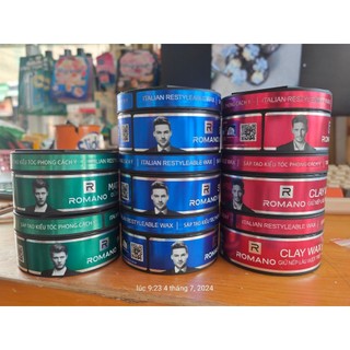 Sáp tạo kiểu 68g giữ nếp tóc suốt 8h Romano Restyleable Wax