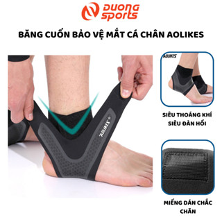 Băng Cuốn Bảo Vệ Mắt Cá Chân AOLIKES Tránh Chấn Thương Đá Bóng, Tập Gym, Chơi Thể Thao AL7130