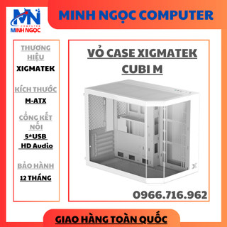 Vỏ máy tính Xigmatek Cubi M Arctic/Black