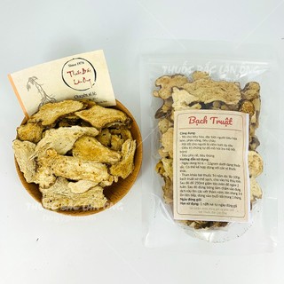Bạch truật khô 100g, thái lát, thơm, sạch, trà bạch truật, tốt cho sức khoẻ - Lãn ông