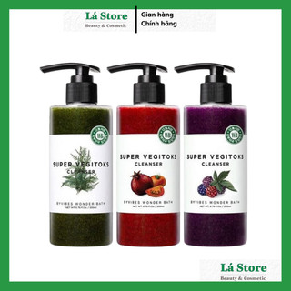 Sữa Rửa Mặt Thải Độc Rau Củ Super Vegitoks Cleanser 300ml