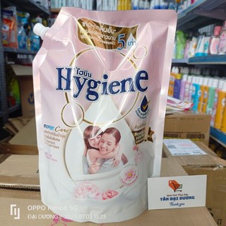Nước xả vải đậm đặc Hygiene Thái Lan chính hãng túi 1300ml - Hồng phấn