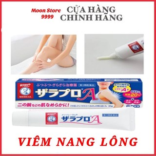 [Hoả Tốc] Kem bôi da VIÊM NANG LÔNG Zaraporo Rohto Nhật Bản tuýp 35g
