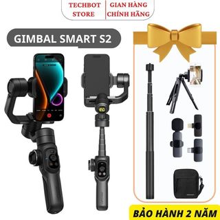 Tay cầm chống rung điện thoại, Gimbal chống rung Smart S2 - Gimbal AOCHUAN Smart S2