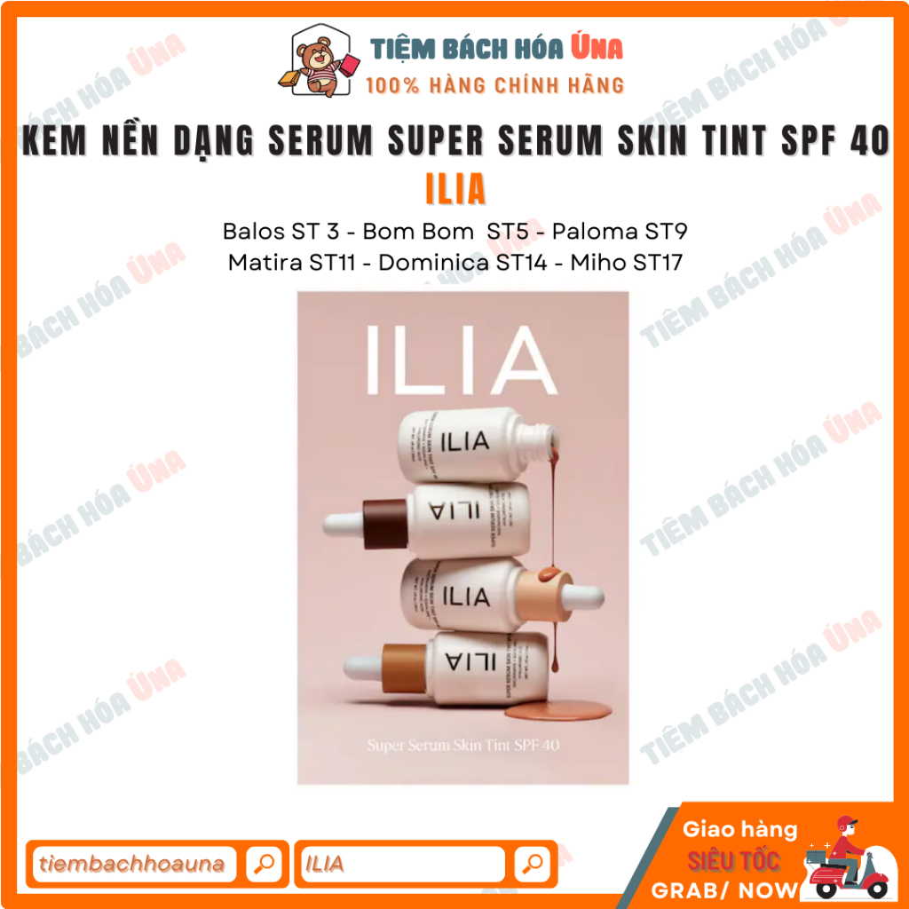 Kem Nền ILIA True Skin Serum Foundation