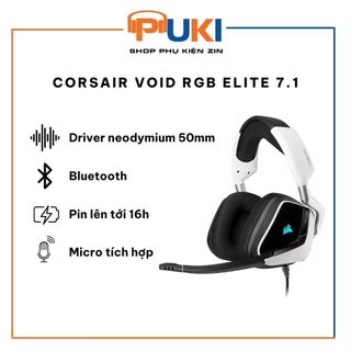 Tai nghe chơi game không dây corsair void rgb elite 7.1 carbon - tai nghe chính hãng