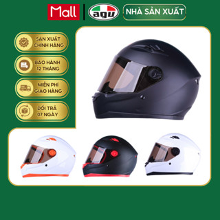 Mũ Bảo Hiểm Fullface AGU A138 Trơn Hàng Chính Hãng Bảo Hành 12 Tháng Sản Phẩm Thời Trang Và Cao Cấp